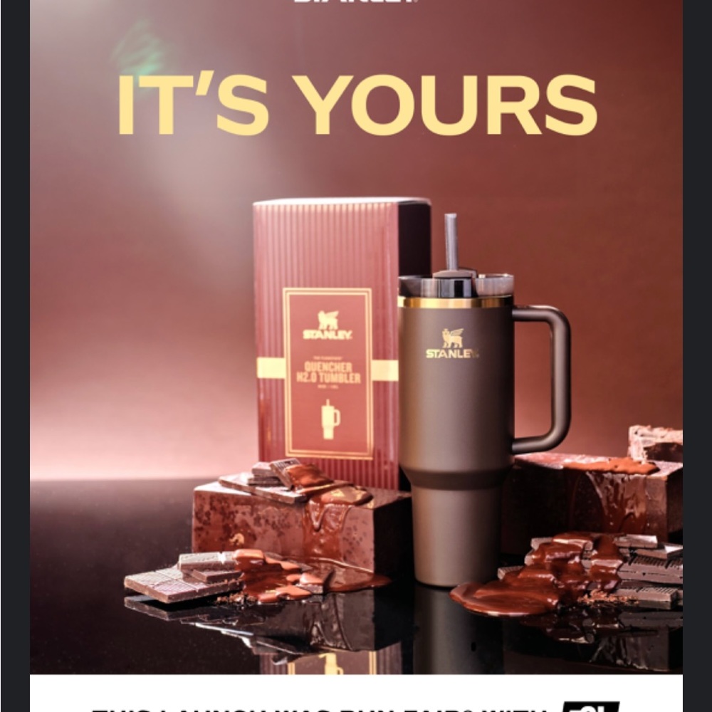 The Chocolate Gold Quencher H2.0 FlowState™ Tumbler | 40 OZ Pre Order